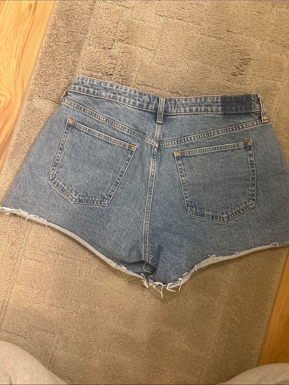 Abercrombie & Fitch Light Blue Denim Jean Shorts - Picture 3 of 6
